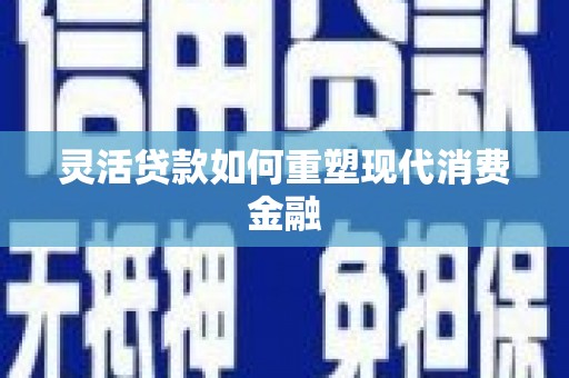 大堂灵活贷款如何重塑现代消费金融