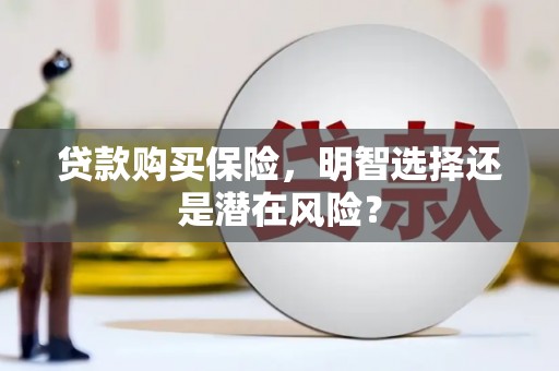 大堂贷款购买保险，明智选择还是潜在风险？