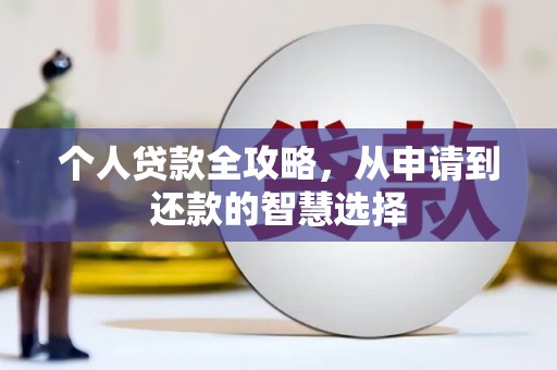 大堂个人贷款全攻略，从申请到还款的智慧选择