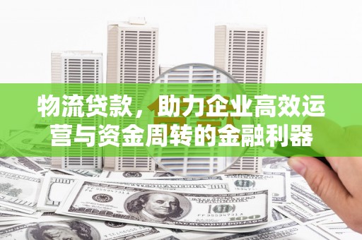 大堂物流贷款，助力企业高效运营与资金周转的金融利器