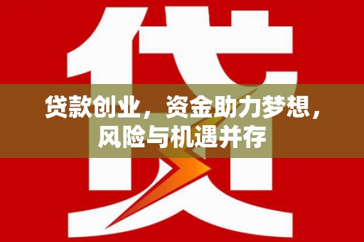大堂贷款创业，资金助力梦想，风险与机遇并存