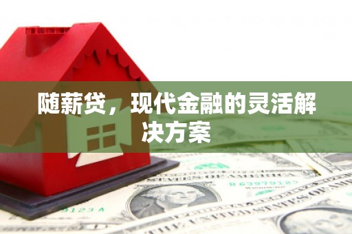 大堂随薪贷，现代金融的灵活解决方案