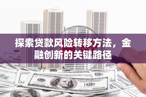 大堂探索贷款风险转移方法，金融创新的关键路径