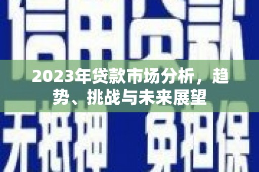大堂2023年贷款市场分析，趋势、挑战与未来展望