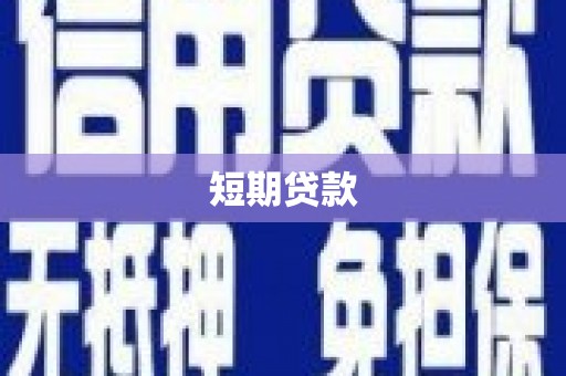大堂短期贷款