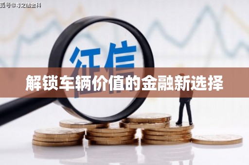 大堂解锁车辆价值的金融新选择