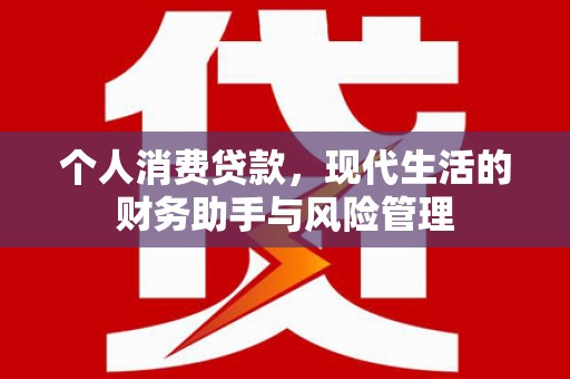 大堂个人消费贷款，现代生活的财务助手与风险管理