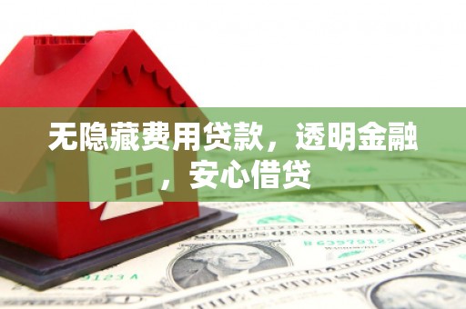 大堂无隐藏费用贷款，透明金融，安心借贷