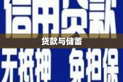 大堂贷款与储蓄