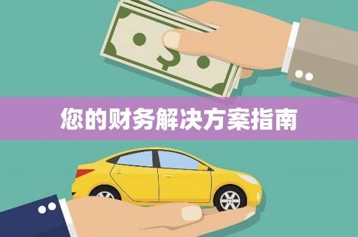 大堂您的财务解决方案指南