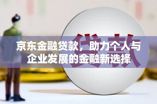 大堂京东金融贷款，助力个人与企业发展的金融新选择