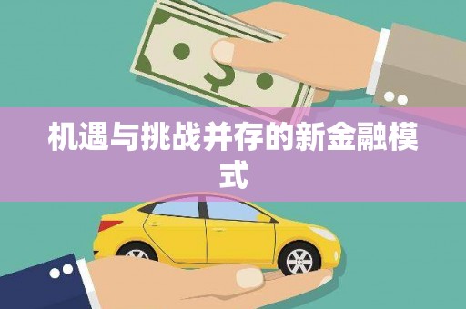 大堂机遇与挑战并存的新金融模式