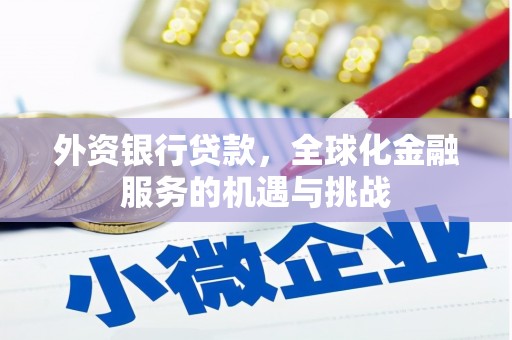 大堂外资银行贷款，全球化金融服务的机遇与挑战