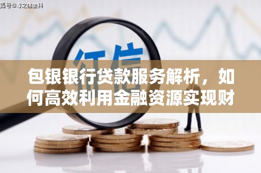 大堂包银银行贷款服务解析，如何高效利用金融资源实现财富增长