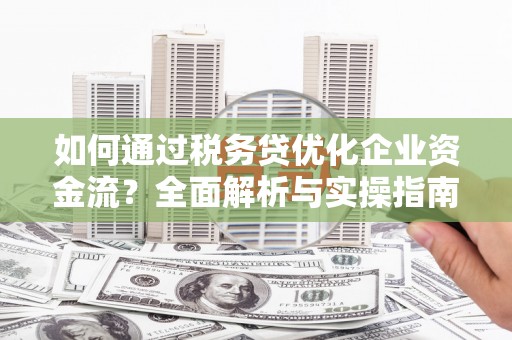 大堂如何通过税务贷优化企业资金流？全面解析与实操指南