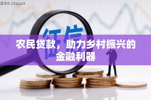 大堂农民贷款，助力乡村振兴的金融利器