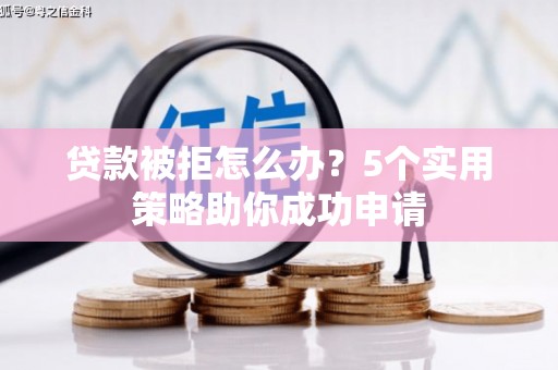 大堂贷款被拒怎么办？5个实用策略助你成功申请
