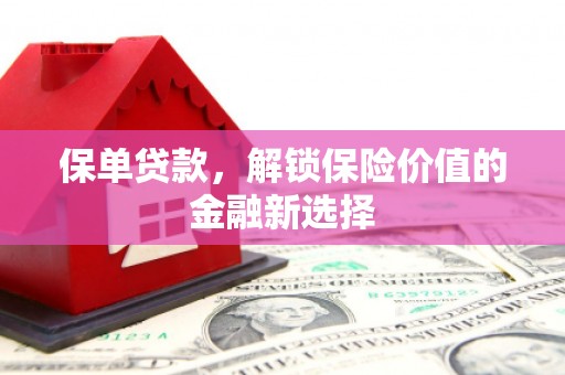大堂保单贷款，解锁保险价值的金融新选择
