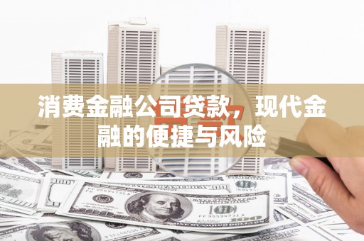 大堂消费金融公司贷款，现代金融的便捷与风险