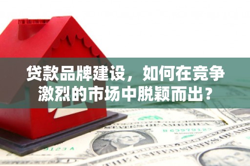 大堂贷款品牌建设，如何在竞争激烈的市场中脱颖而出？