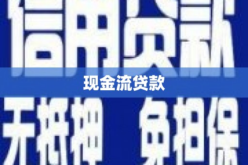 大堂现金流贷款