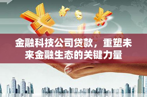 大堂金融科技公司贷款，重塑未来金融生态的关键力量
