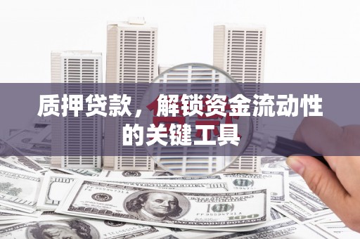 大堂质押贷款，解锁资金流动性的关键工具