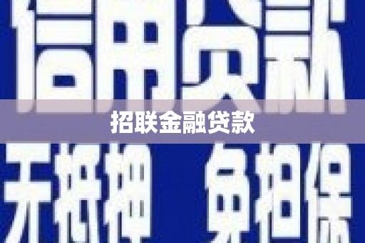 大堂招联金融贷款
