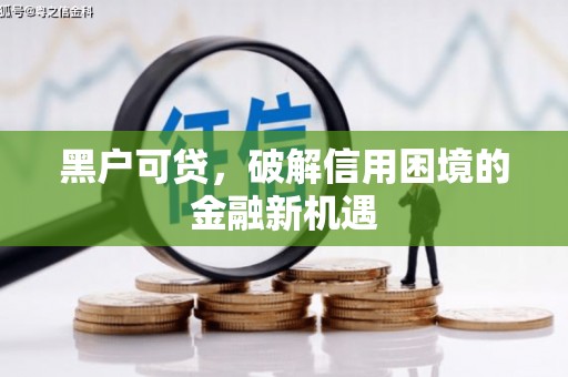 大堂黑户可贷，破解信用困境的金融新机遇