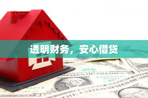 大堂透明财务，安心借贷