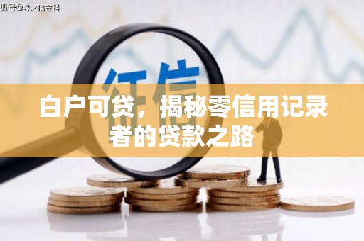 大堂白户可贷，揭秘零信用记录者的贷款之路