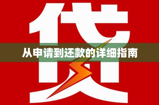 大堂从申请到还款的详细指南