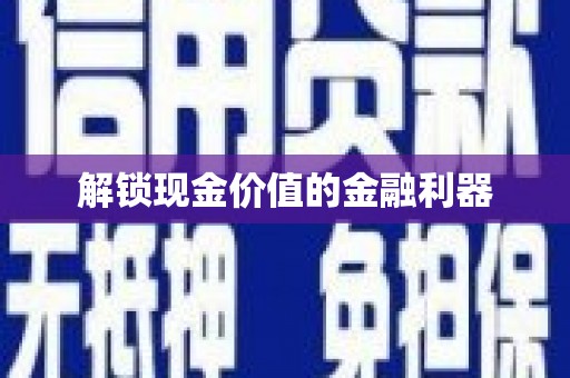大堂解锁现金价值的金融利器