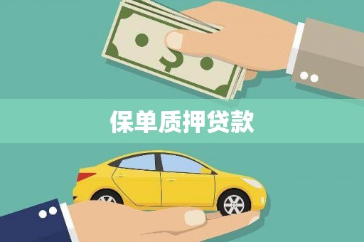 大堂保单质押贷款