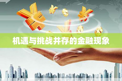 大堂机遇与挑战并存的金融现象